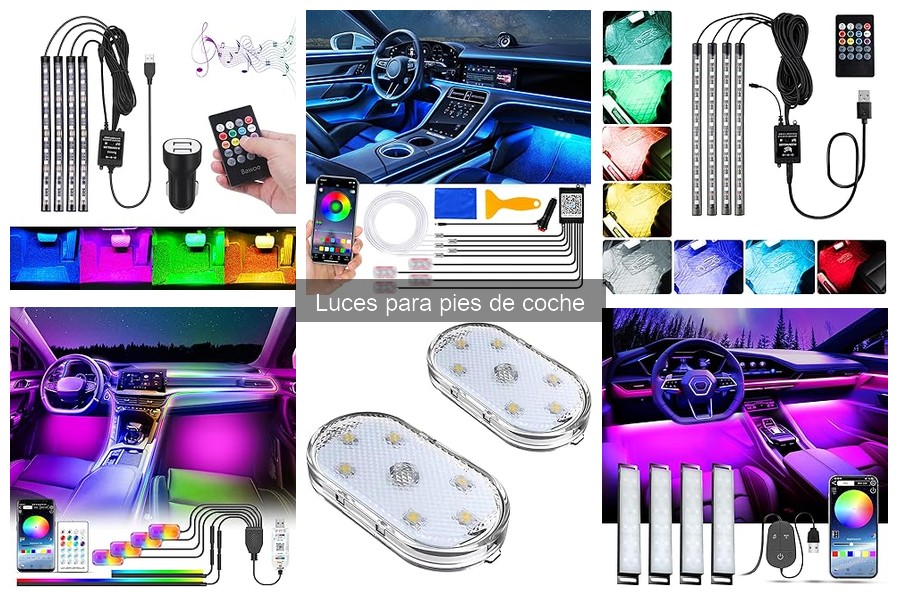 Luces para pies de coche: ¿Qué son y cómo funcionan?