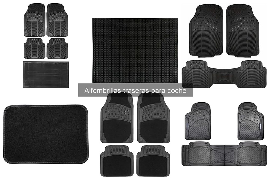 Mantenimiento de Alfombrillas Traseras para Coche: Guía Práctica