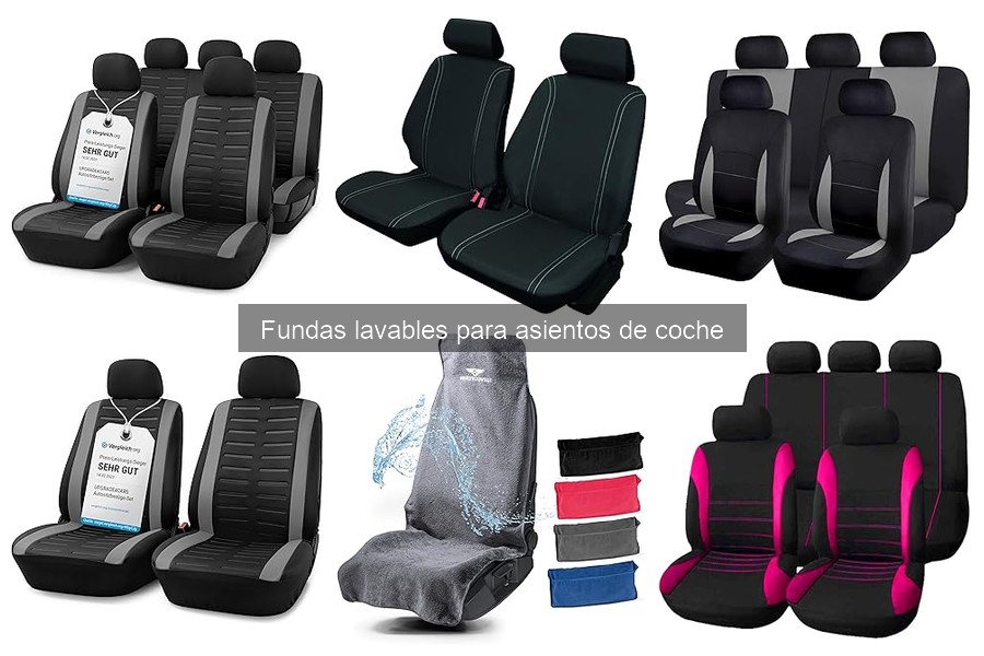 Mantenimiento de Fundas Lavables para Asientos de Coche