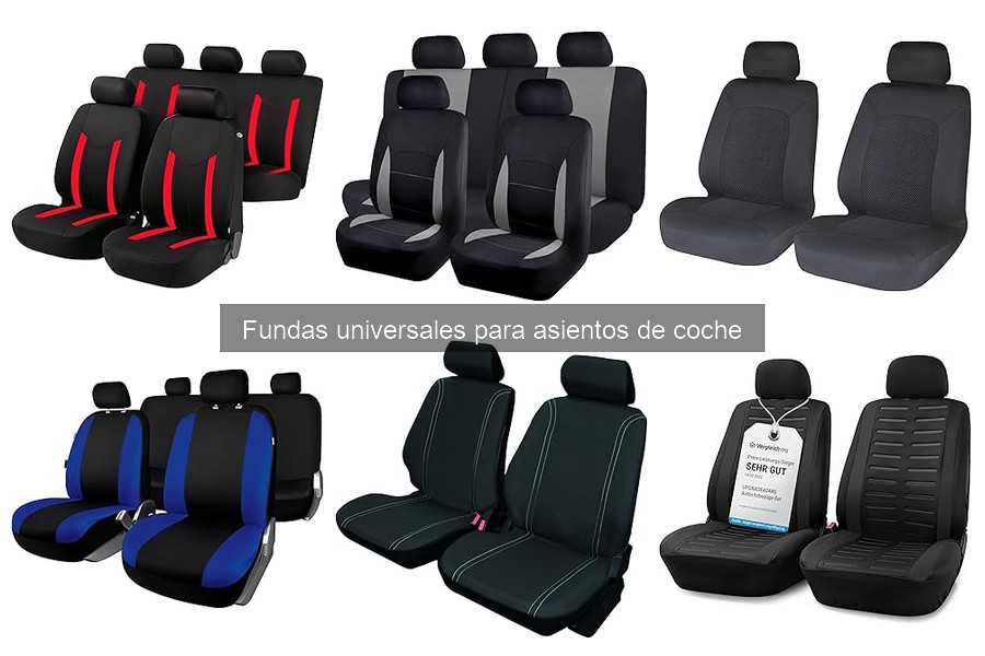 Mantenimiento de fundas universales para asientos de coche