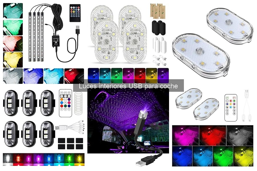 Mantenimiento de luces interiores USB para coche: Consejos útiles