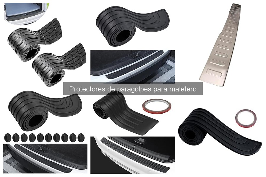 Mantenimiento de protectores de paragolpes para maletero