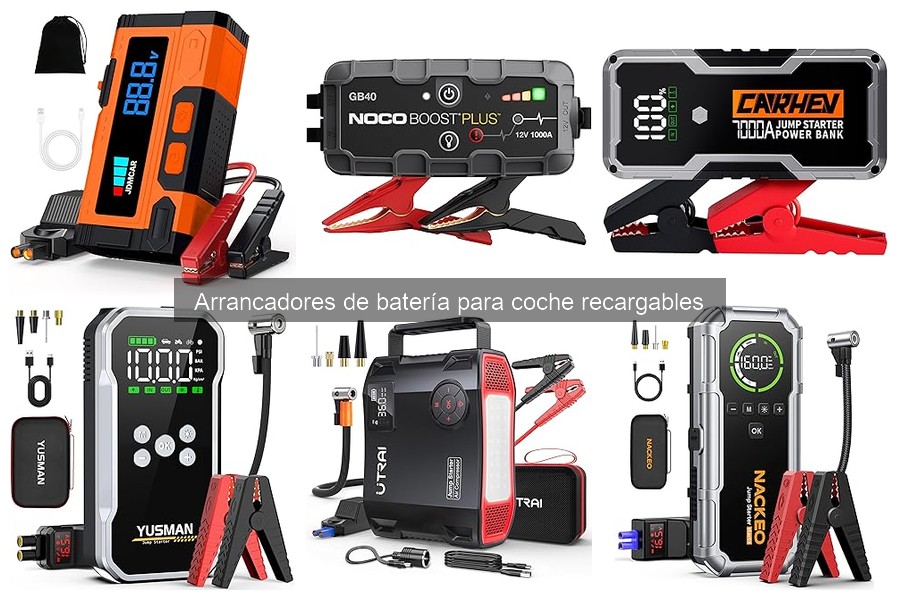 Mantenimiento y cuidado de arrancadores de batería recargables