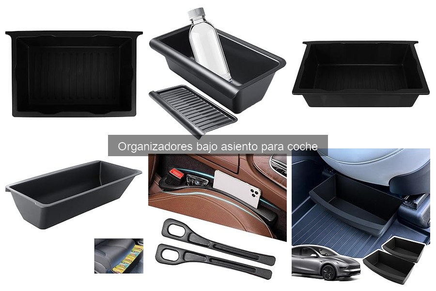 Materiales de organizadores bajo asiento para coche