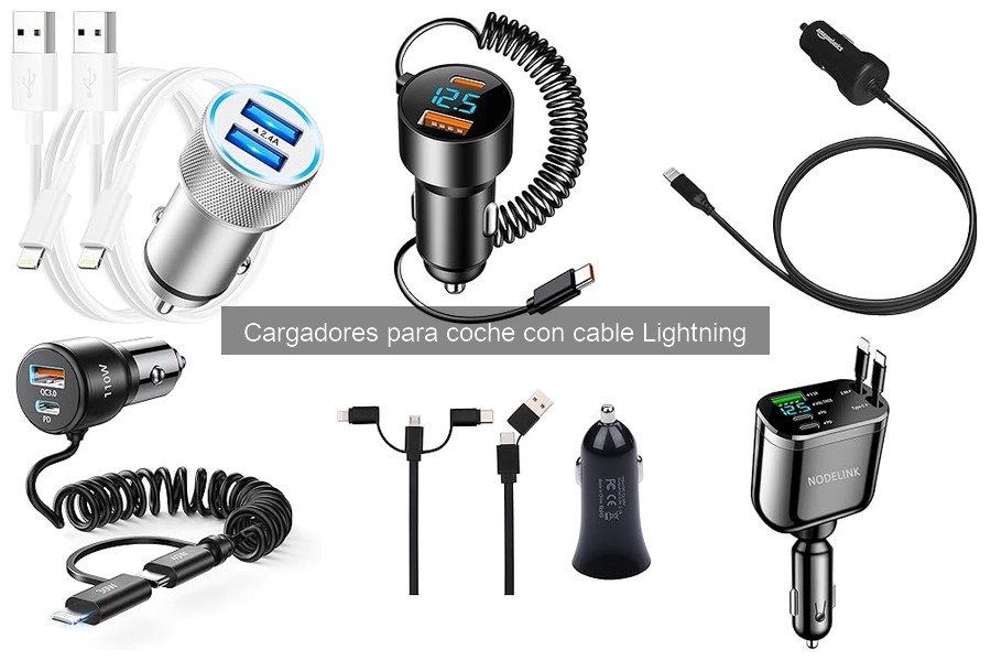 Mejora tu cargador de coche Lightning con estos accesorios