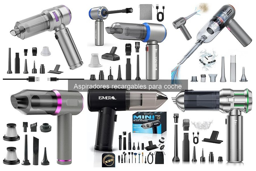 Mejores accesorios para aspiradores recargables de coche