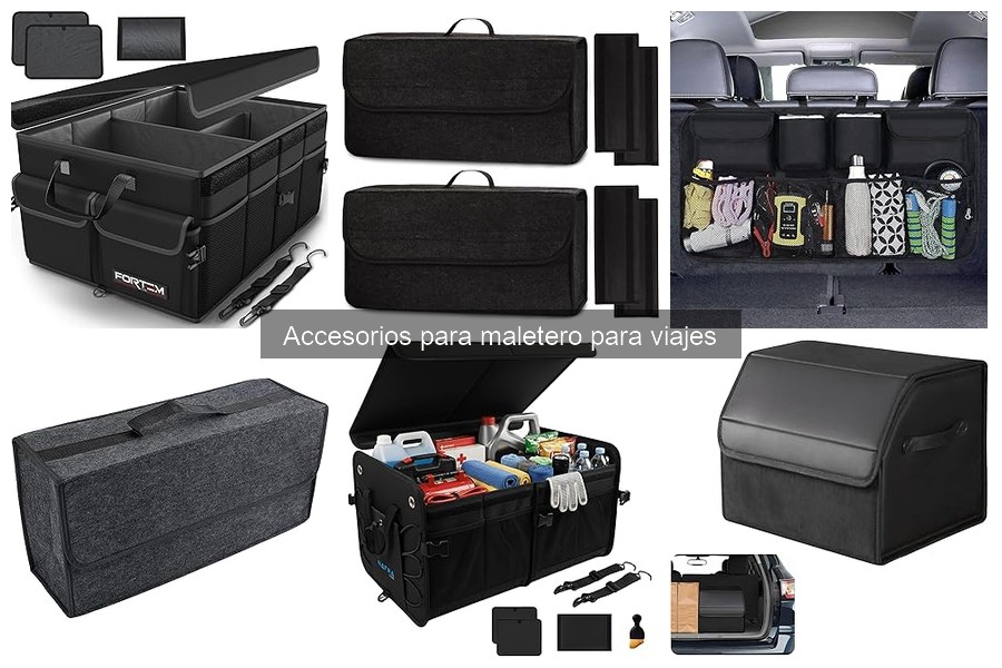 Mejores accesorios para mantener ordenado el maletero