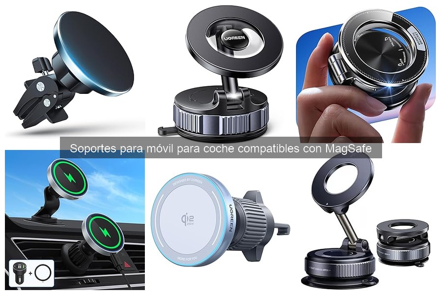 Mejores accesorios para soportes MagSafe en coche