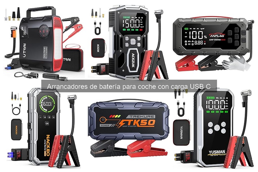 Mejores accesorios para tu arrancador de batería USB C