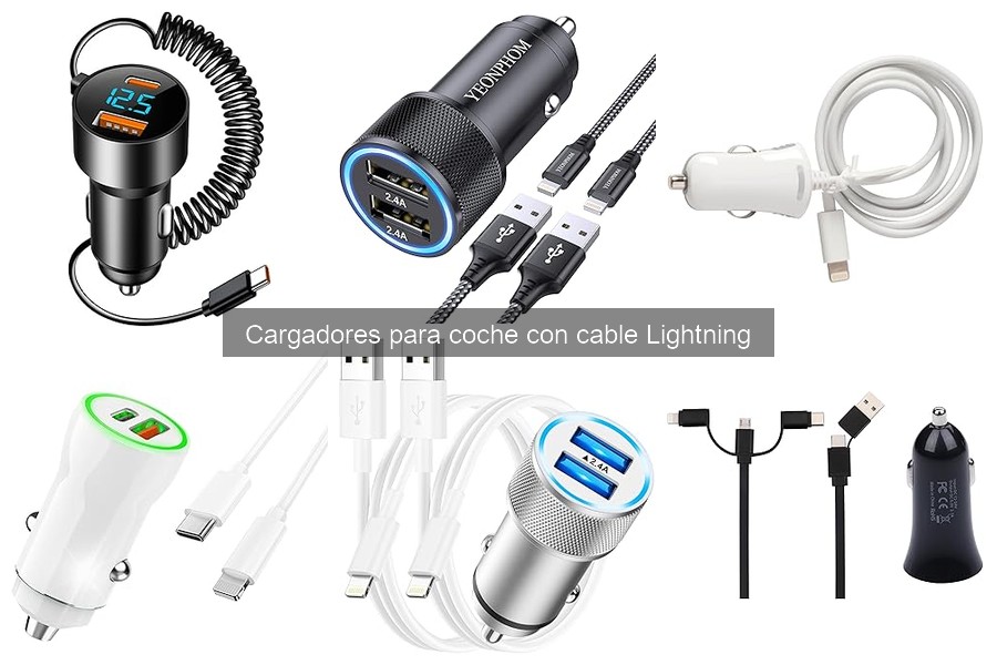 Mejores accesorios para usar con cargador de coche Lightning