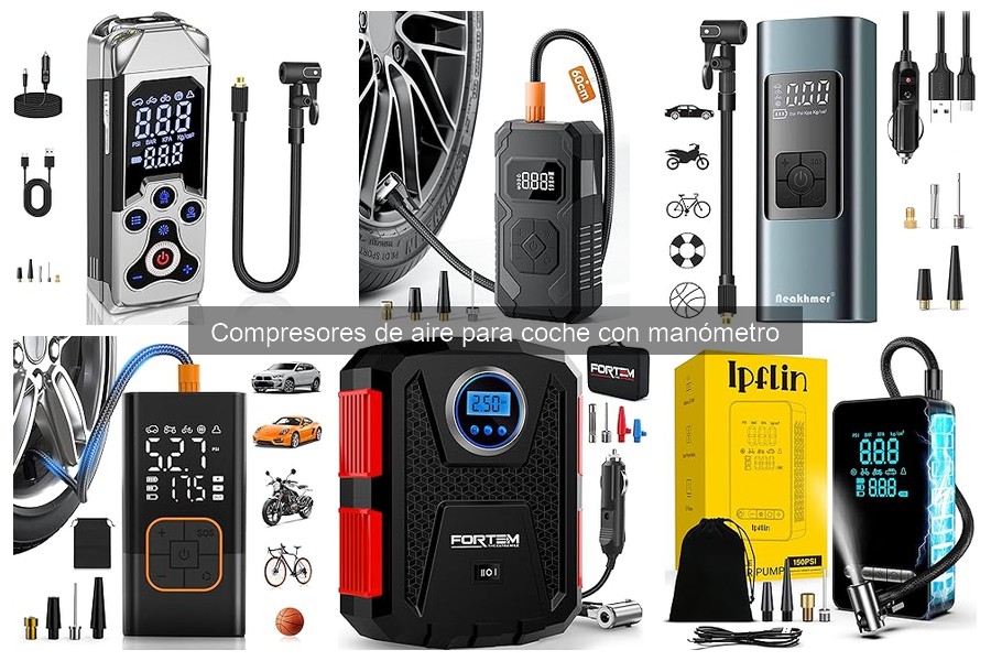 Mejores accesorios útiles para compresores de aire de coche