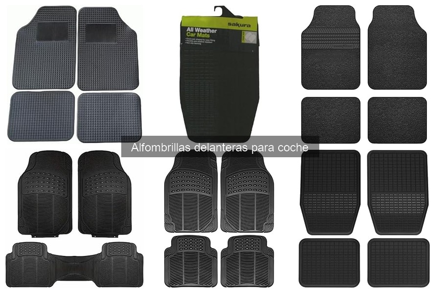 Mejores alfombrillas delanteras para coches SUV: comparativa 2023