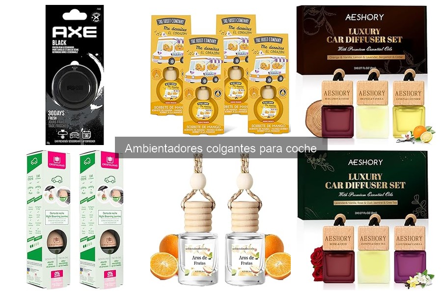 Mejores ambientadores colgantes para coche en 2023
