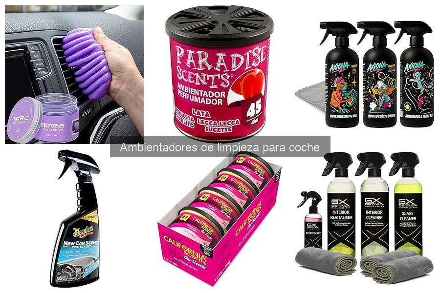 Mejores ambientadores de limpieza para coche en 2023