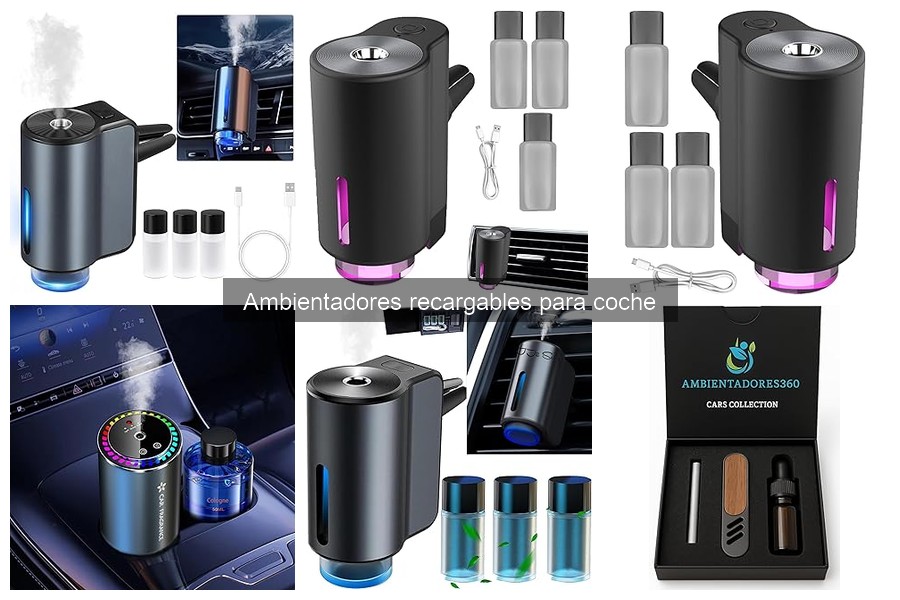 Mejores ambientadores recargables para coche en 2023