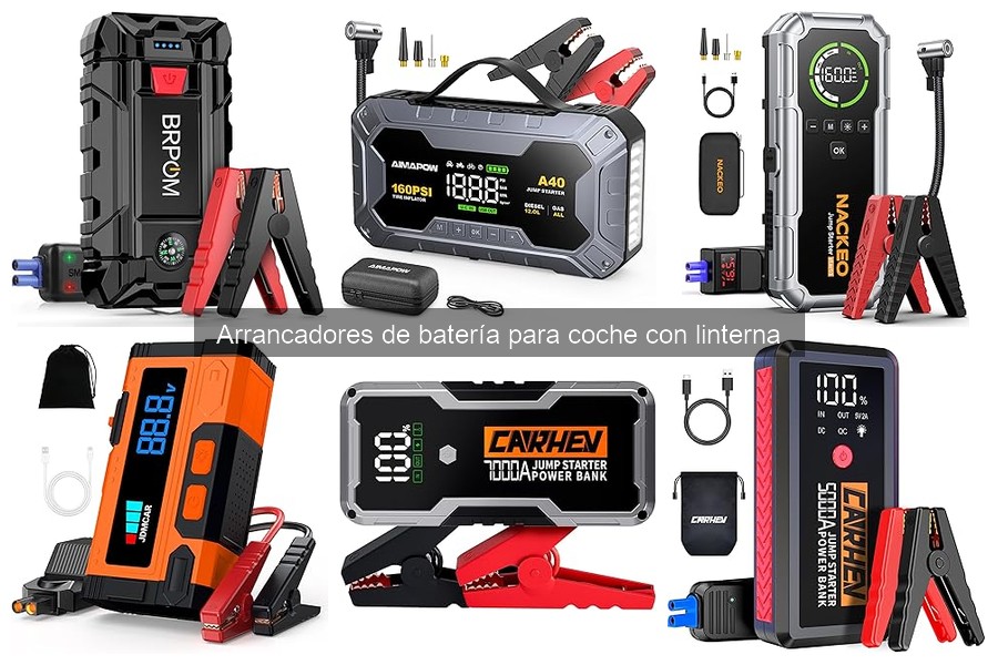 Mejores arrancadores de batería con linterna: opiniones