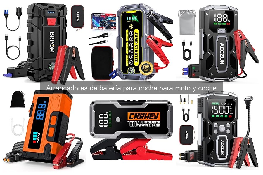 Mejores arrancadores de batería para motos en 2023