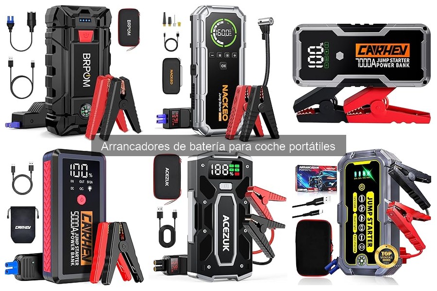 Mejores arrancadores de batería portátiles para coches de gasolina