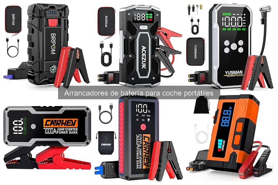 Mejores arrancadores de batería portátiles para coches diésel