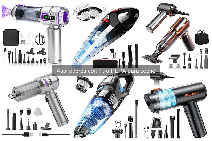 Mejores aspiradores con filtro HEPA para coches en 2023