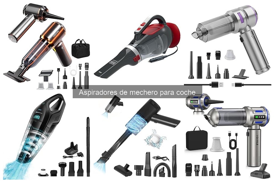 Mejores aspiradores de mechero para coche 2023: Comparativa