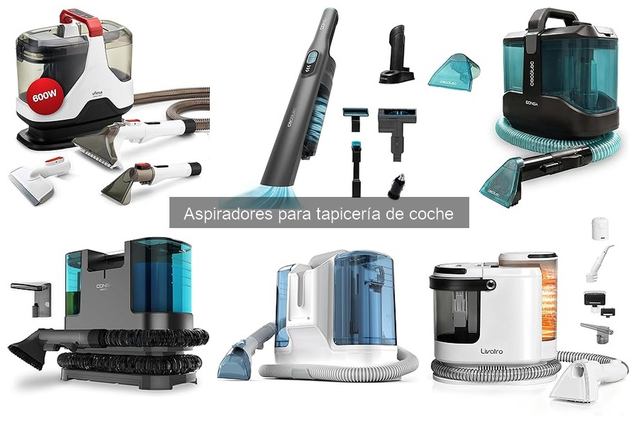 Mejores aspiradores para tapicería de coche en 2023