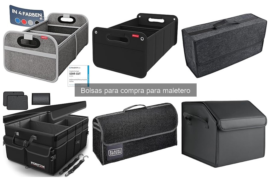 Mejores bolsas para compra para maletero en 2023