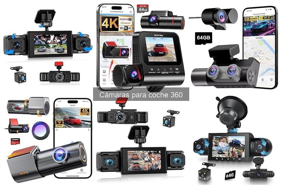 Mejores cámaras 360 para coches en 2023: comparativa y precios