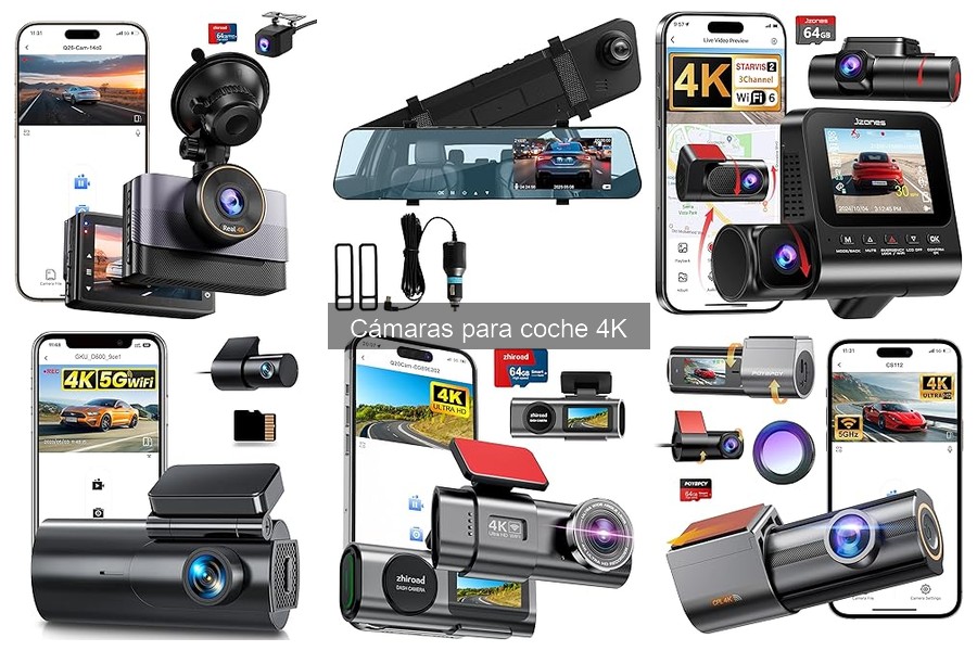 Mejores cámaras para coche 4K para principiantes