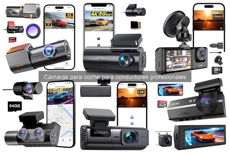 Mejores cámaras para coche calidad-precio para profesionales