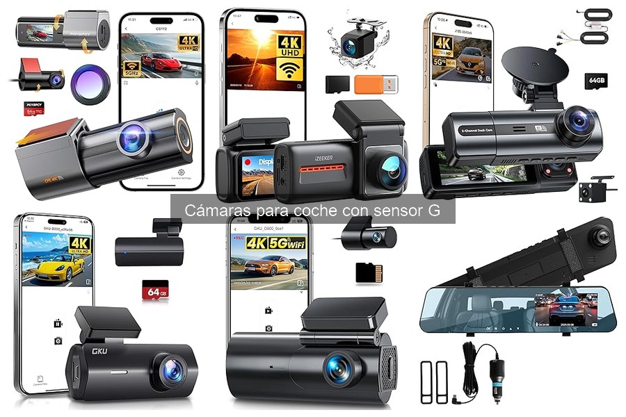 Mejores cámaras para coche con sensor G de 2023