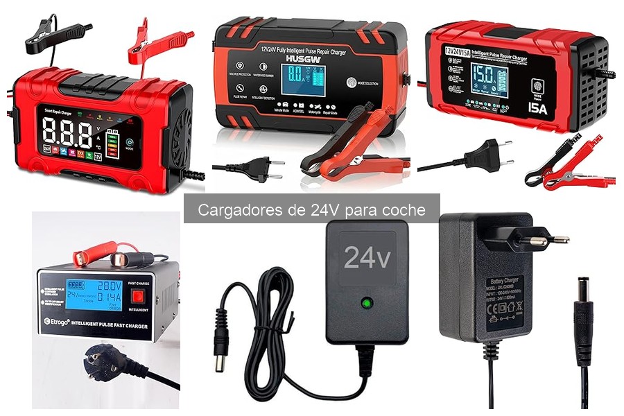 Mejores cargadores de 24V para coche: comparativa 2023