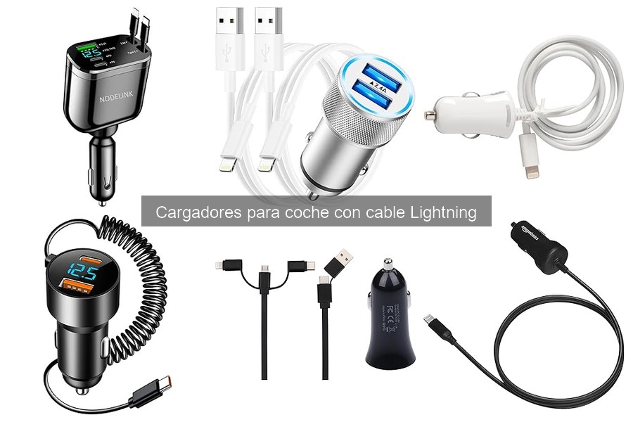 Mejores Cargadores para Coche con Cable Lightning