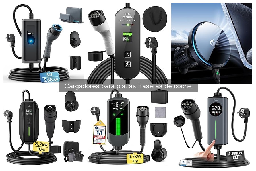 Mejores Cargadores para Plazas Traseras de Coche 2023