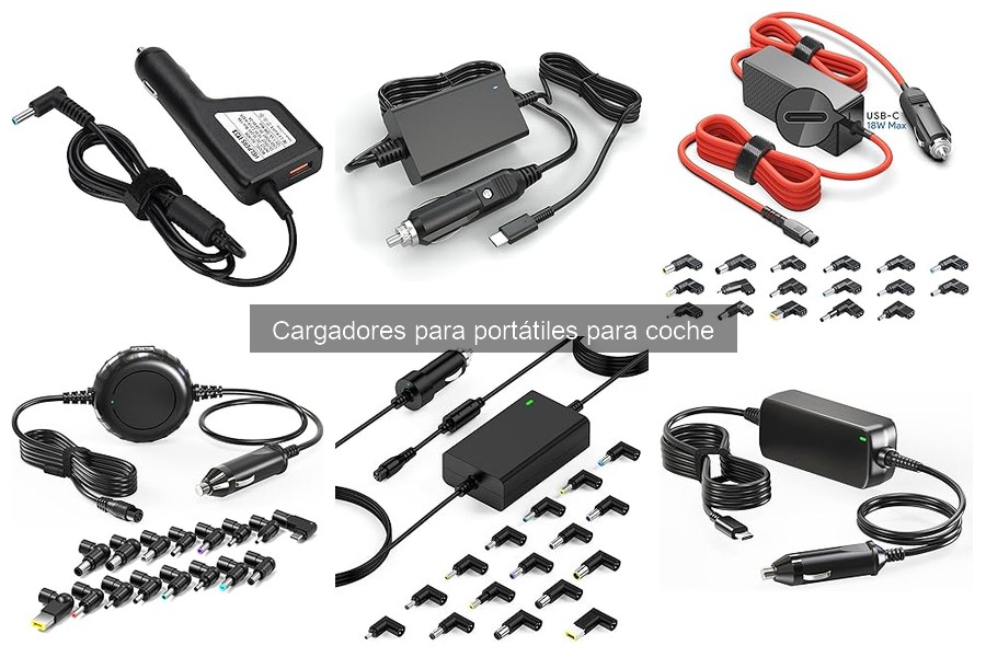 Mejores cargadores para portátil de coche en 2023