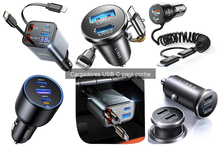 Mejores cargadores USB C para coche en 2023: Guía y comparativa