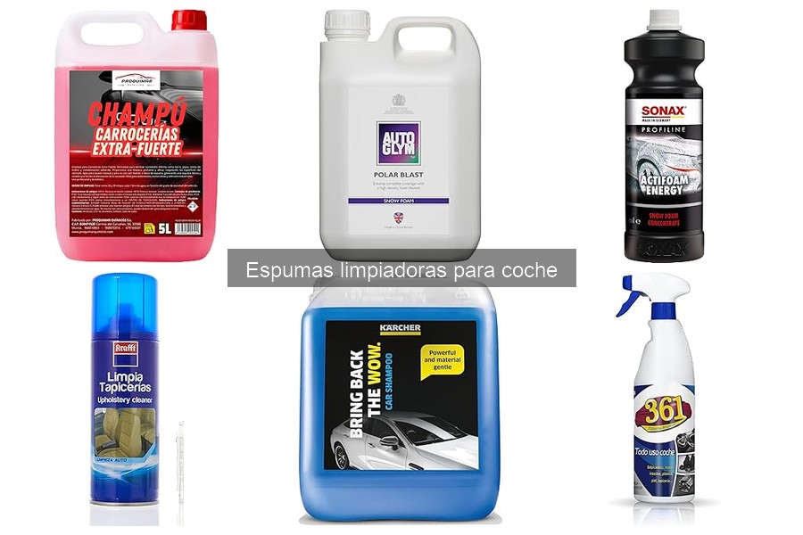 Mejores espumas limpiadoras para coche en 2023
