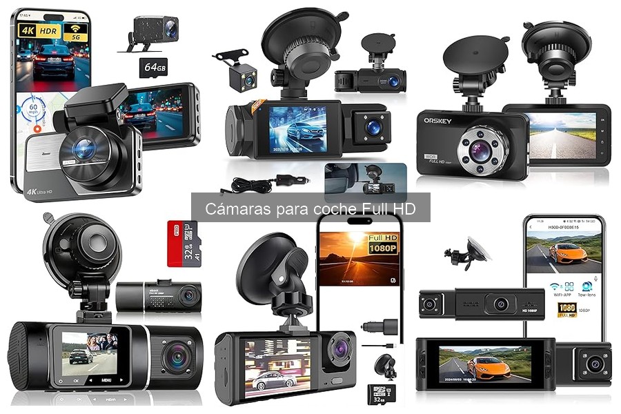 Mejores funciones de cámaras para coche Full HD