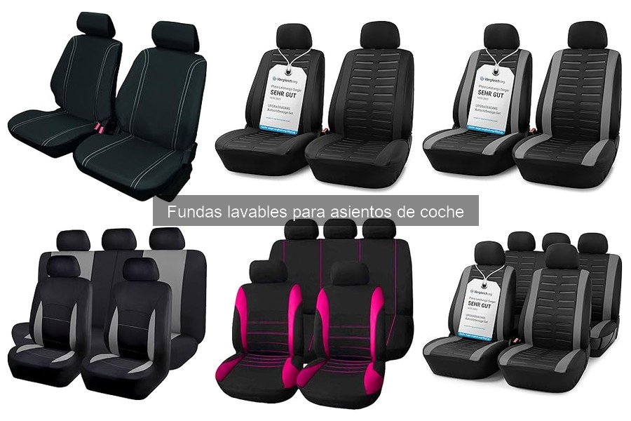 Mejores fundas lavables para asientos de coche: guía de compra