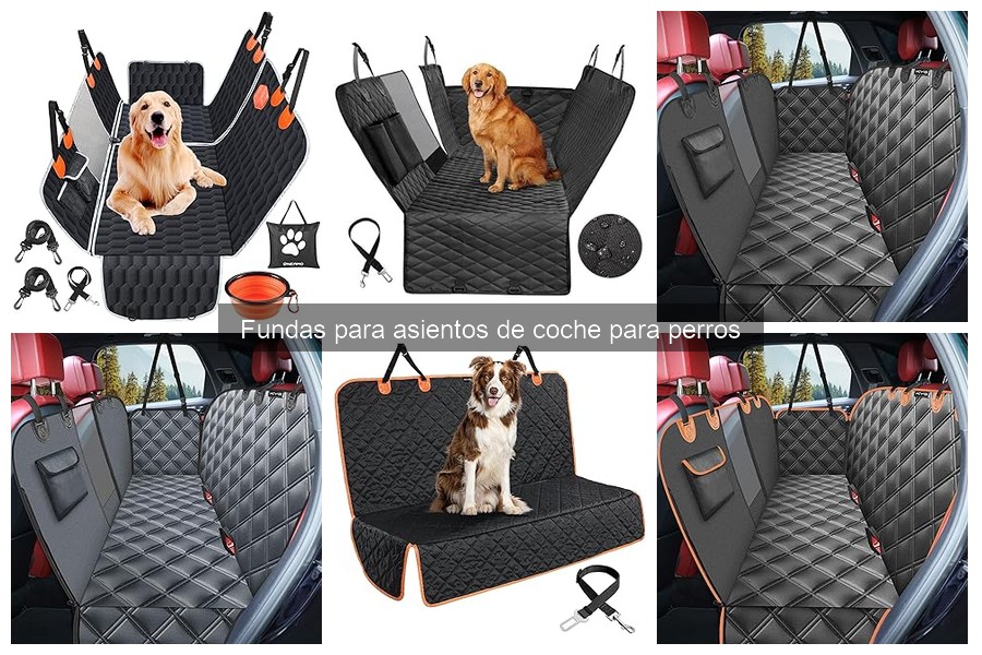 Mejores fundas para asientos de coche para perros en viajes largos