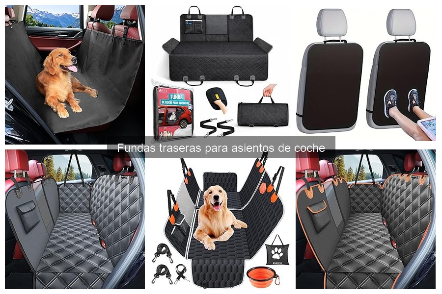 Mejores fundas traseras para asientos de coche para mascotas