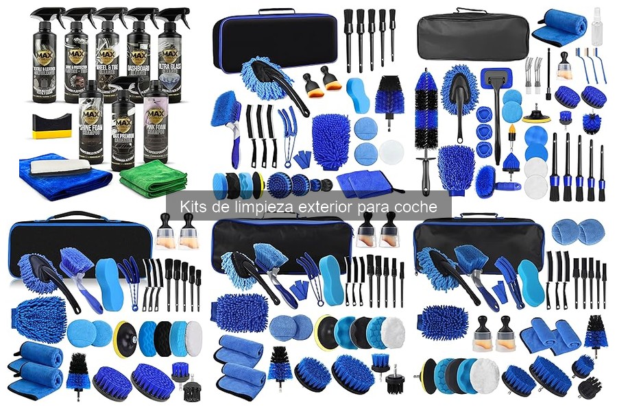 Mejores kits de limpieza exterior para coche en 2023