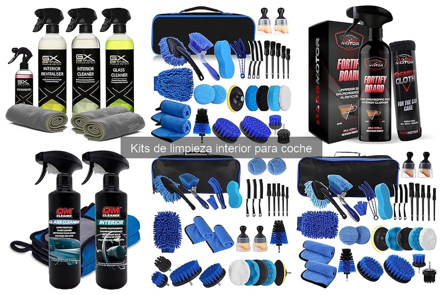 Mejores kits de limpieza interior para coche en 2023