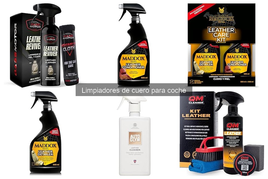 Mejores limpiadores de cuero para coche en 2023