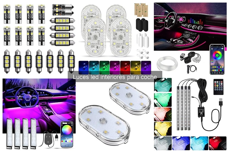 Mejores luces LED interiores para coches pequeños en 2023