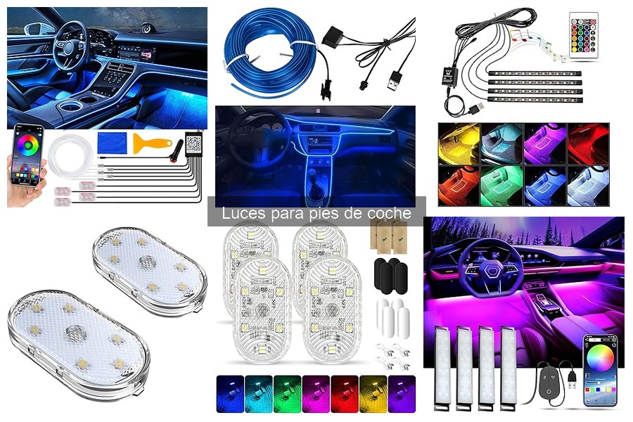Mejores luces para pies de coche según tu estilo de conducción