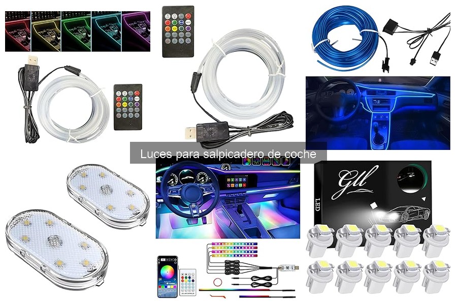 Mejores luces para salpicadero de coche en 2023: comparativa