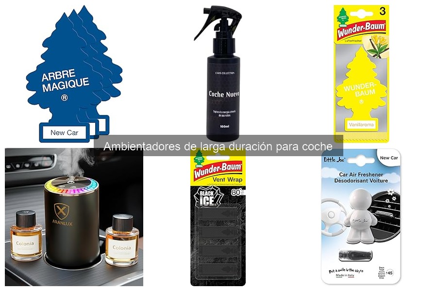 Mejores lugares para comprar ambientadores de larga duración para coche