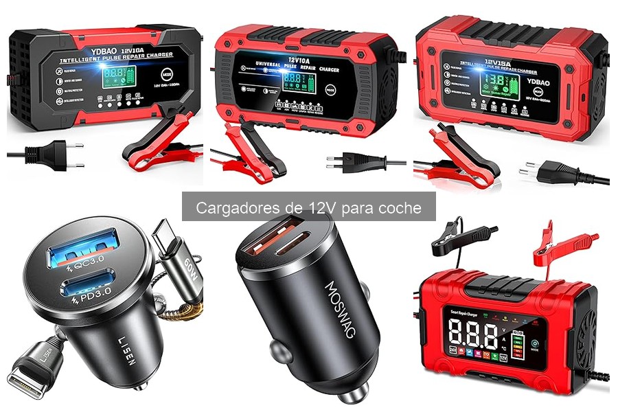 Mejores lugares para comprar cargadores de 12V para coche