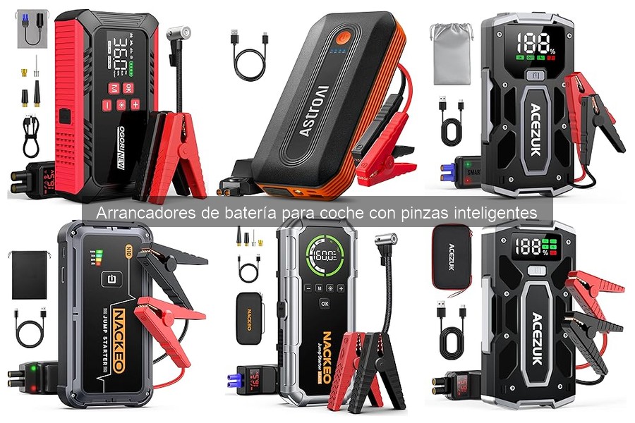 Mejores marcas de arrancadores de batería con pinzas inteligentes